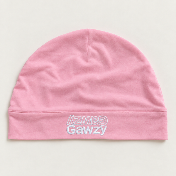 Satin Lined Skull Cap in Pink