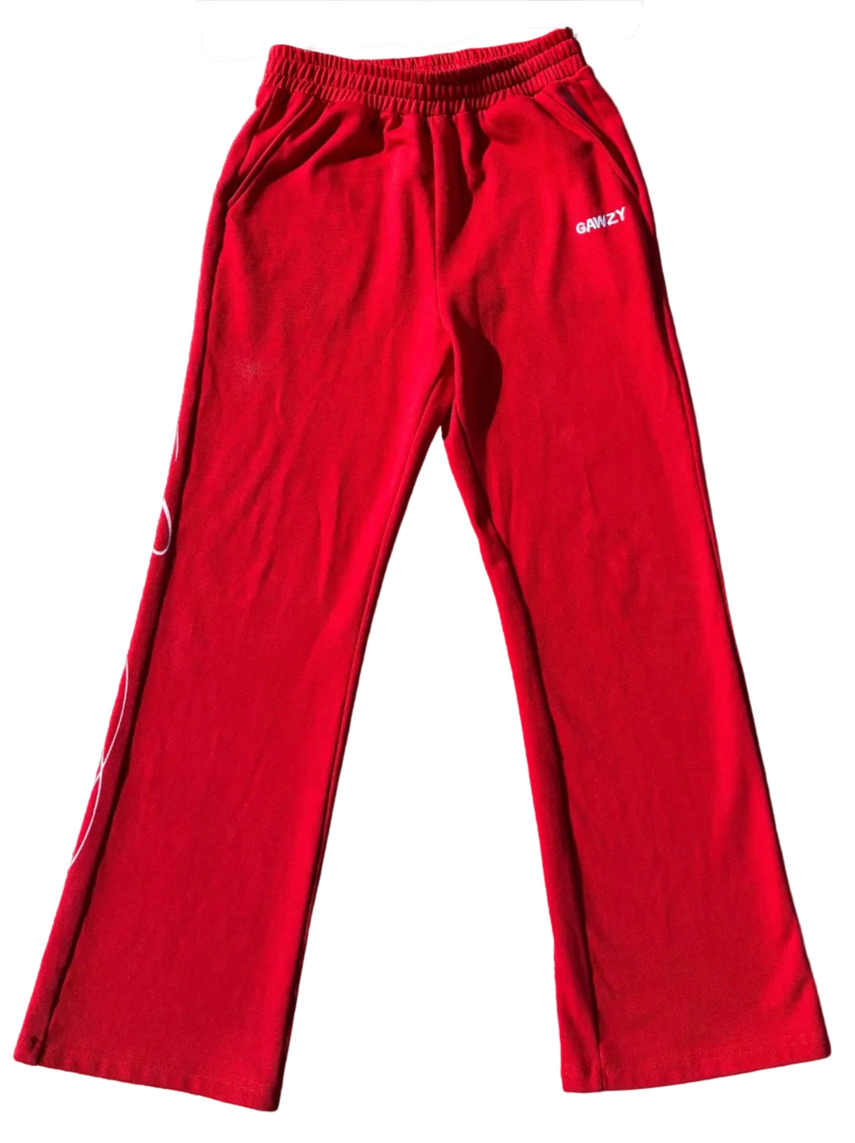 Red “Gawzy” Sweatpants