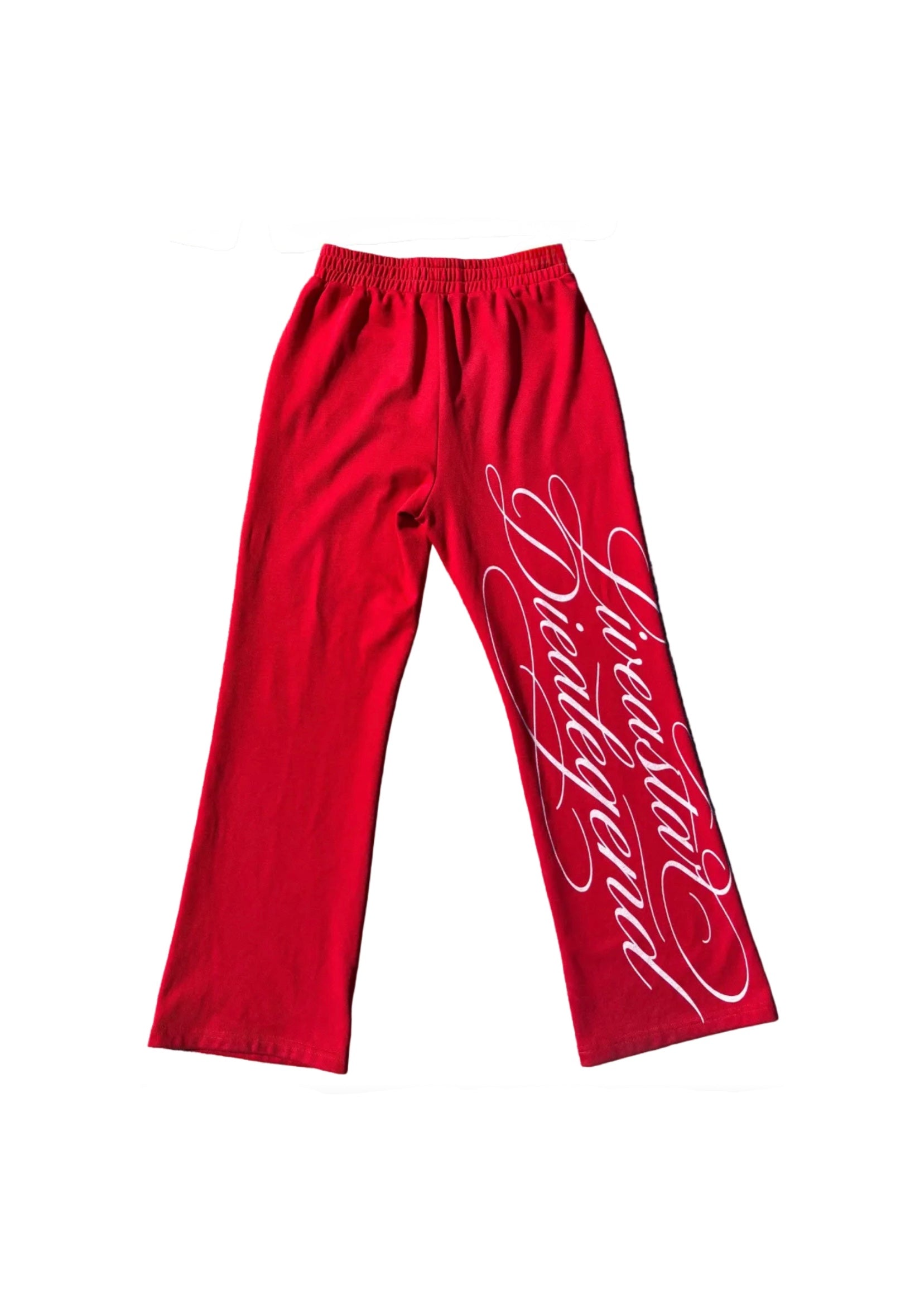 Red “Gawzy” Sweatpants