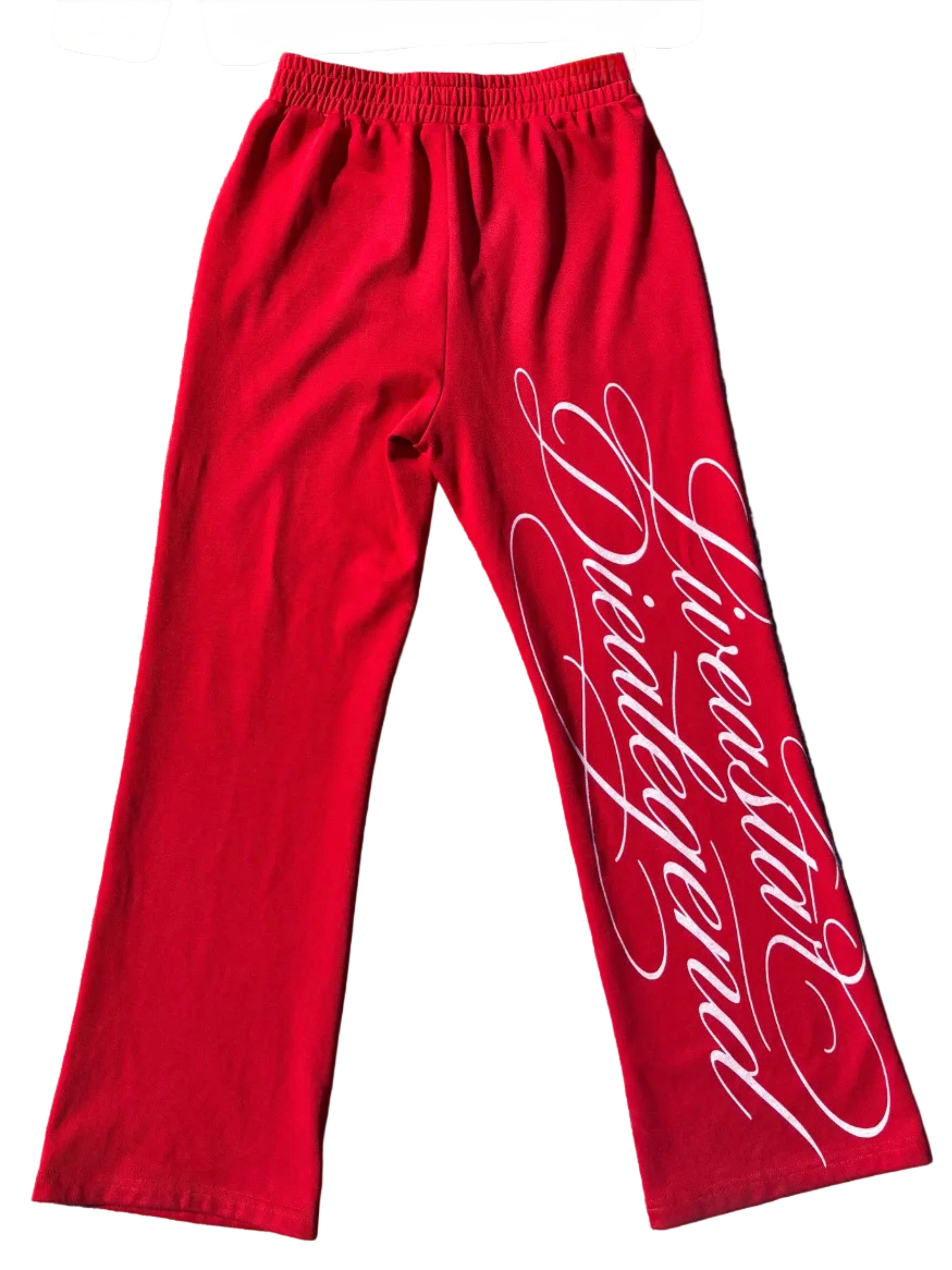 Red “Gawzy” Sweatpants