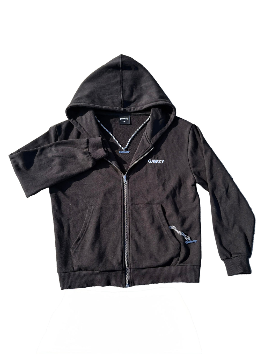 Black “Gawzy” Zip-Up