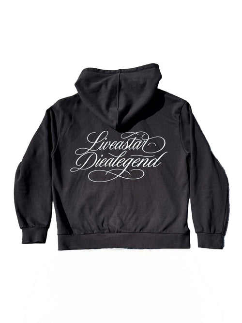 Black “Gawzy” Zip-Up